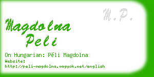 magdolna peli business card