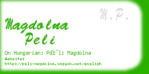 magdolna peli business card